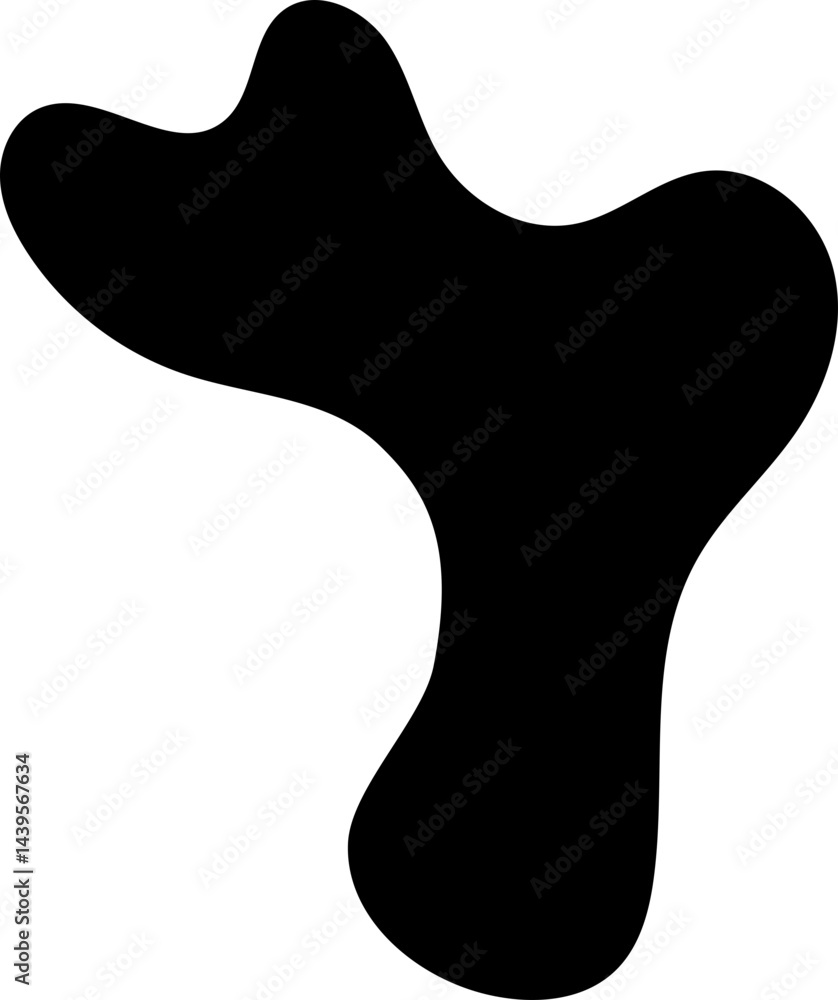solid abstract cutout shape element solid abstract cutout shape element