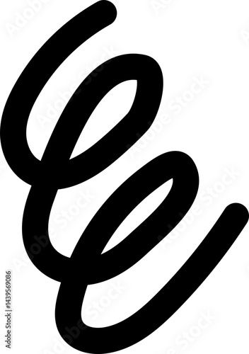 solid squiggle abstract line element Free Download solid squiggle abstract line element - GFXLoad