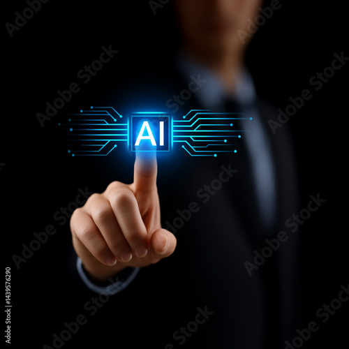 Technologie IA en illustration digitale