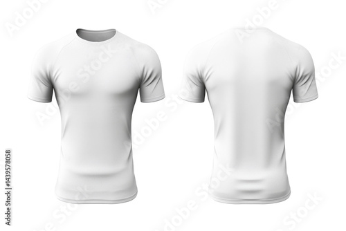 Obraz na płótnie color undershirt isolated on white w salonie