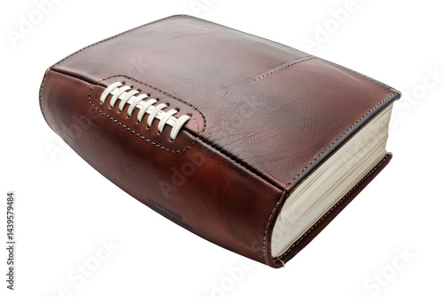 Unlocking Gridiron Tactics: Football Playbooks Decoded Isolated On White Background.