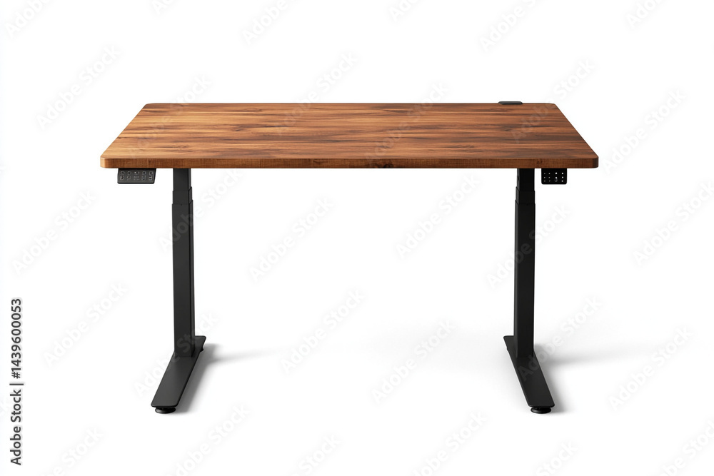 Electric Standing Desk with Adjustable Height for Modern Ergonomic Design. Electric Standing Desk with Adjustable Height for Modern Ergonomic Design.
