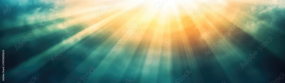Sunlight beams through clouds Sunlight beams through clouds
