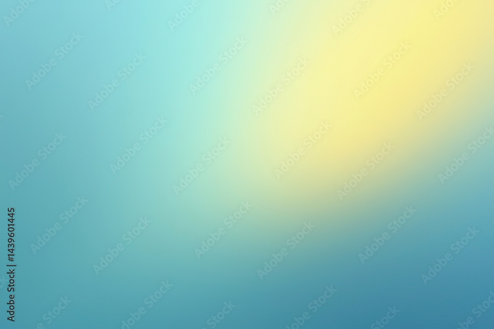 Obraz premium Blue and Yellow Gradient Background with Harmonious Color Transition High Resolution Digital Artwork