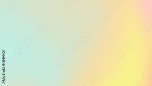 Valokuva Light blue to yellow gradient suitable for backgrounds, designs, and presentations