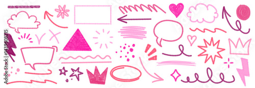 Youthful Branding Campaigns with Doodle Visual Aesthetics for Gen Z, Vector Design, Isolated
