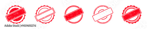 Bild auf Leinwand Rubber stamp vector collection. Stamp icon set. EPS 10
