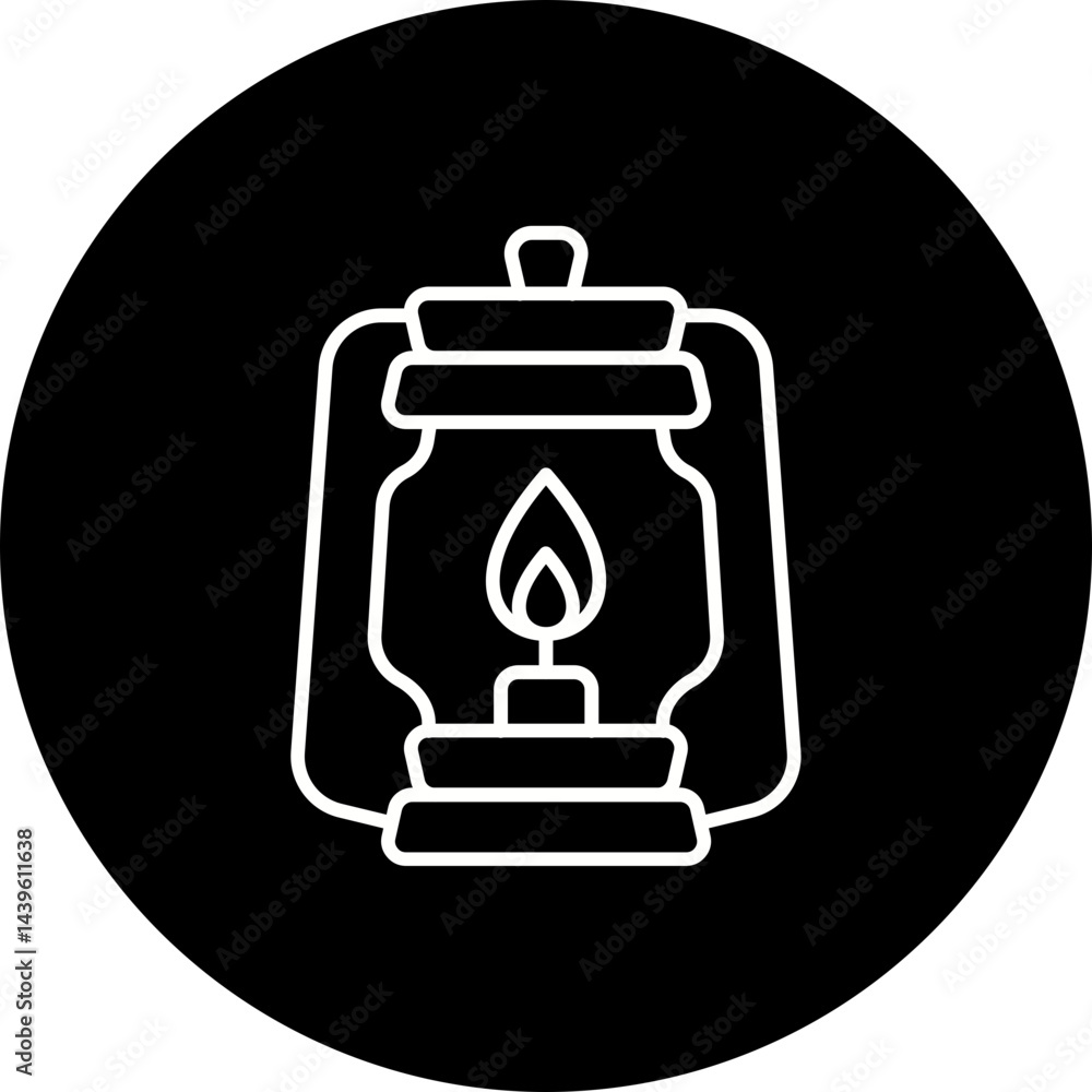 Obraz premium Lamp Icon