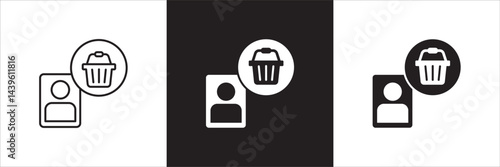 Consumer icon. online shopping user buyer icon. Shopper symbol. Customer sign. Icon symbol suitable for self service store, customer, buy. Vector  illustration