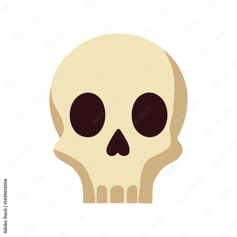 Simple Skull Vector Illustration Simple Skull Vector Illustration