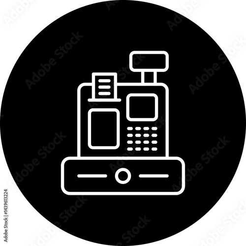 Cashier Machine Icon
