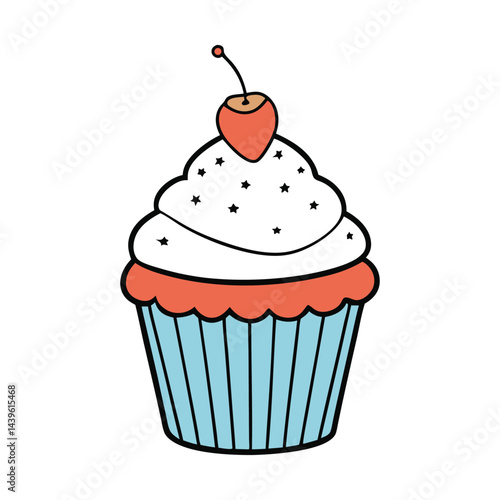 Celebrate freedom with festive Independence Day cupcakes! Decorated in red, white, and blue, they're the perfect sweet treat for your patriotic celebration.