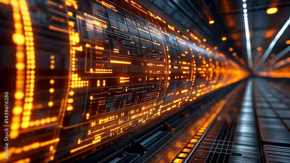Futuristic Data Stream: A Glimpse into the Digital Core Futuristic Data Stream: A Glimpse into the Digital Core