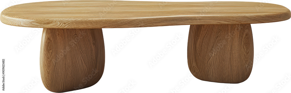 Stylish wooden coffee table design