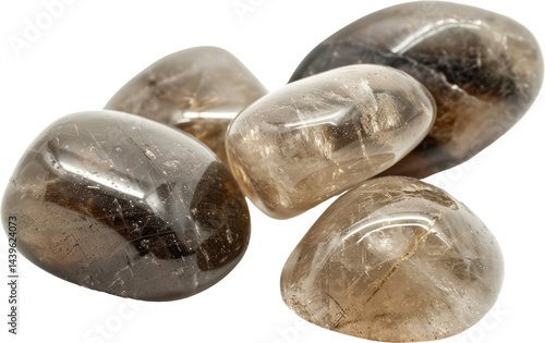 Obraz na płótnie Beautiful quartz crystal stones w salonie