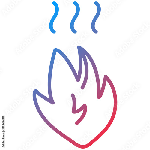 Fire Line Icon Style