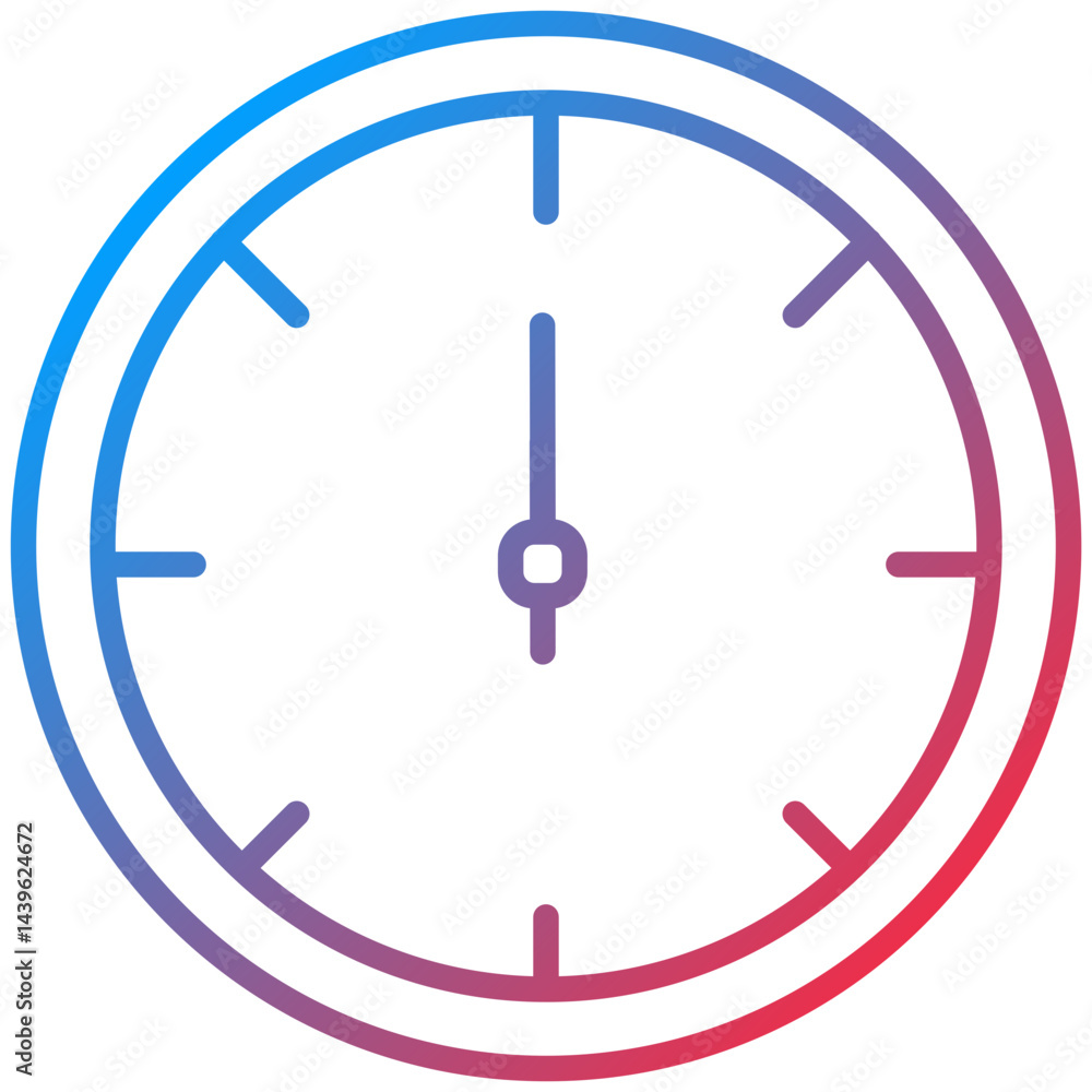 Barometer Line Icon Style Barometer Line Icon Style