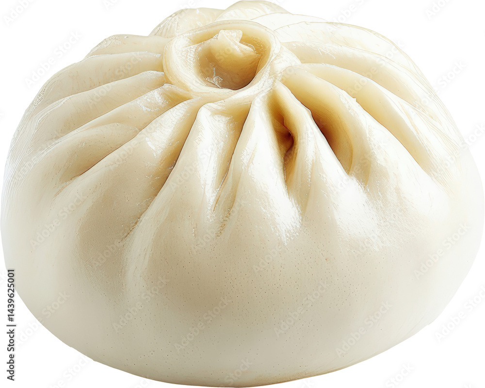 Delicious steamed bun with filling