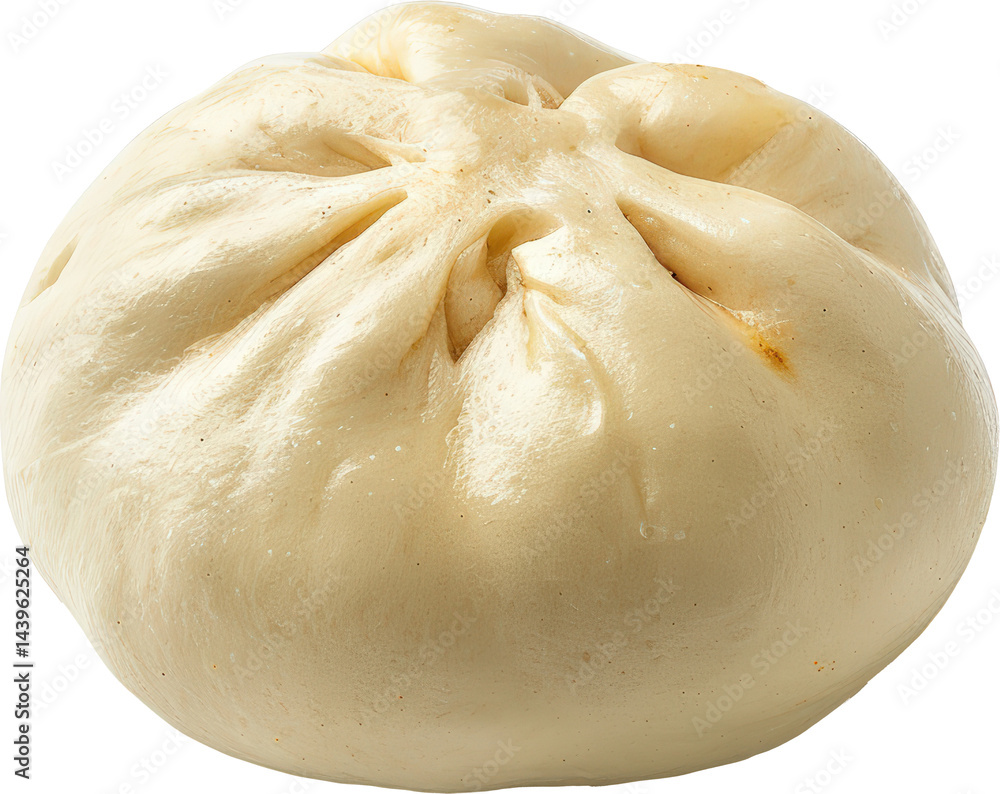 Delicious steamed bun, fluffy texture
