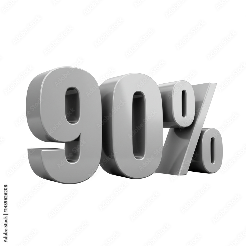 Modern Silver 90 Percent Word Art Discount Offer Sale Promotion Savings Final Price Modern Silver 90 Percent Word Art Discount Offer Sale Promotion Savings Final Price