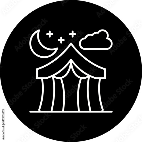 Night camp Icon