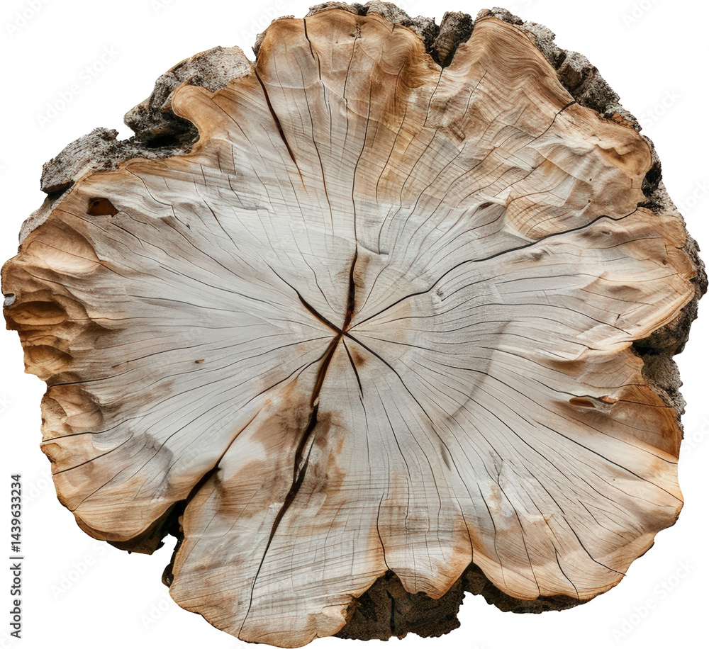 Close-up of a tree stump