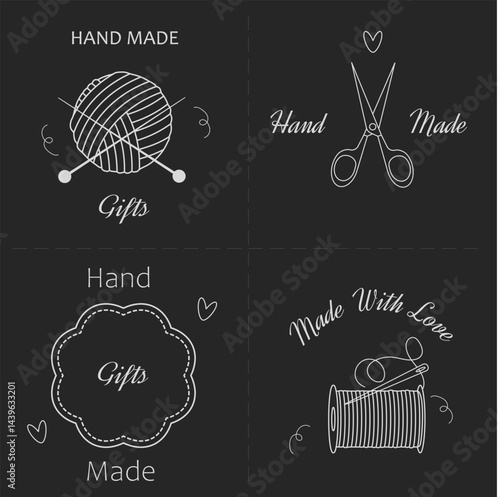 Labels and stickers for handicrafts