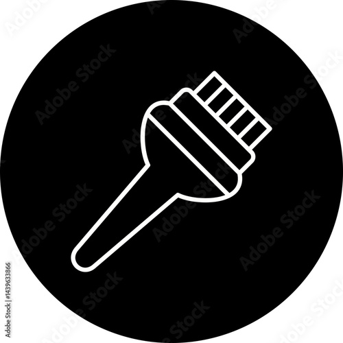 Hair dye brush Icon
