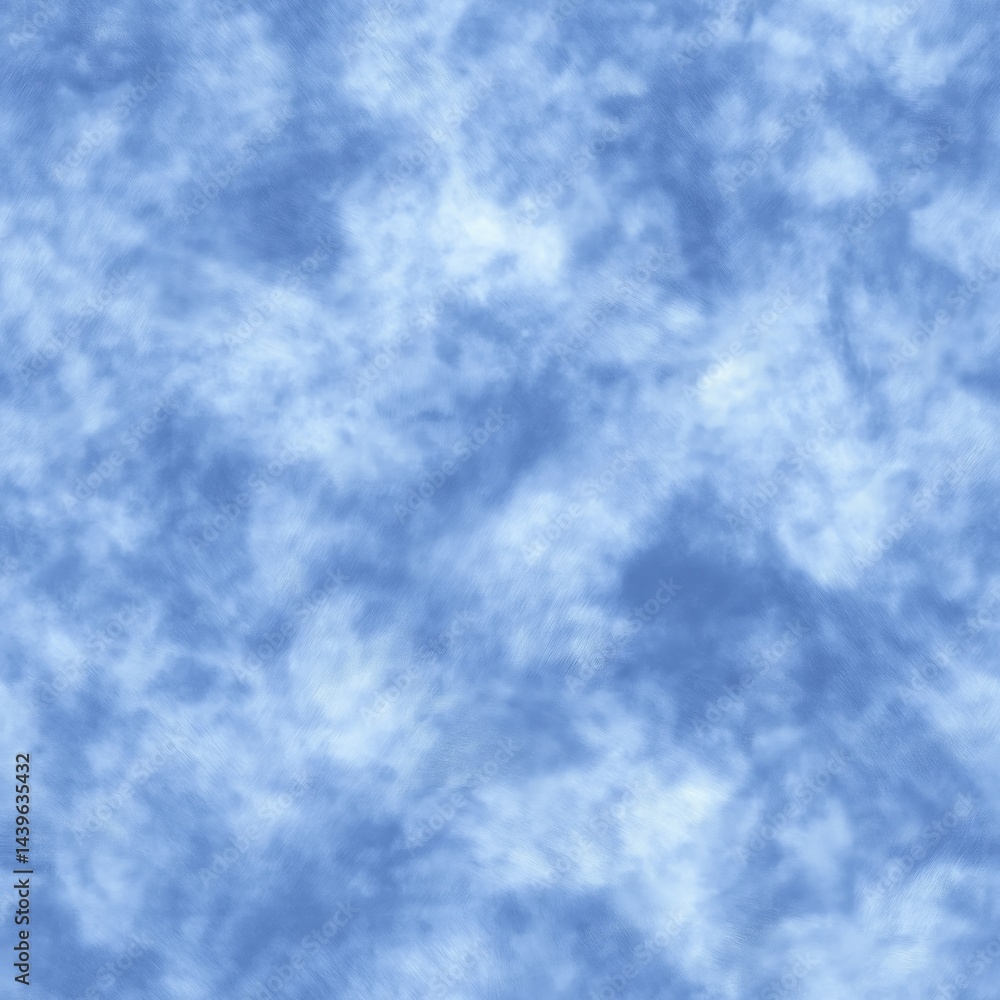 Fototapeta premium Cloudy blue sky texture with soft abstract patterns and natural atmospheric background