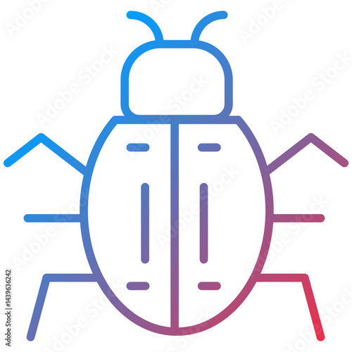 Bug Line Icon Style