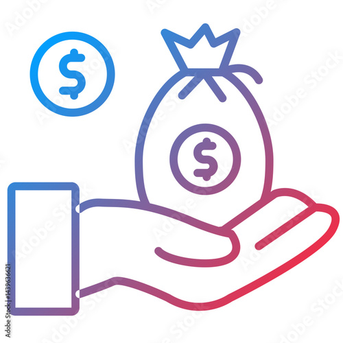 Loan Line Icon Style