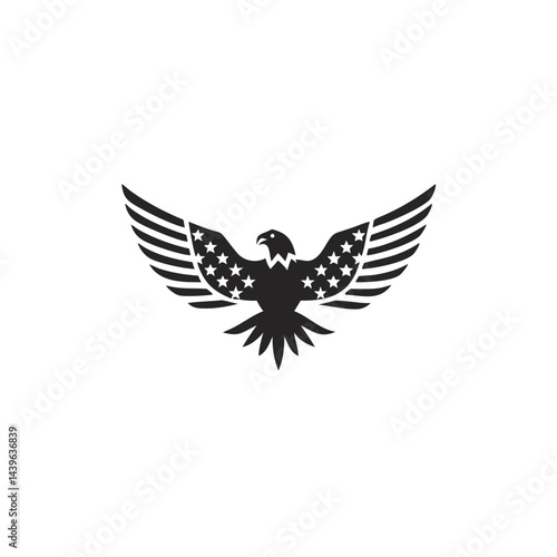 American eagle patriotic logo