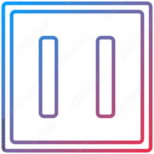 Socket Line Icon Style