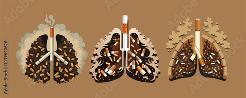 Smoking Damages Lungs Tobacco Health Risk