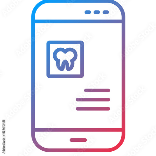 Medical App Line Icon Style