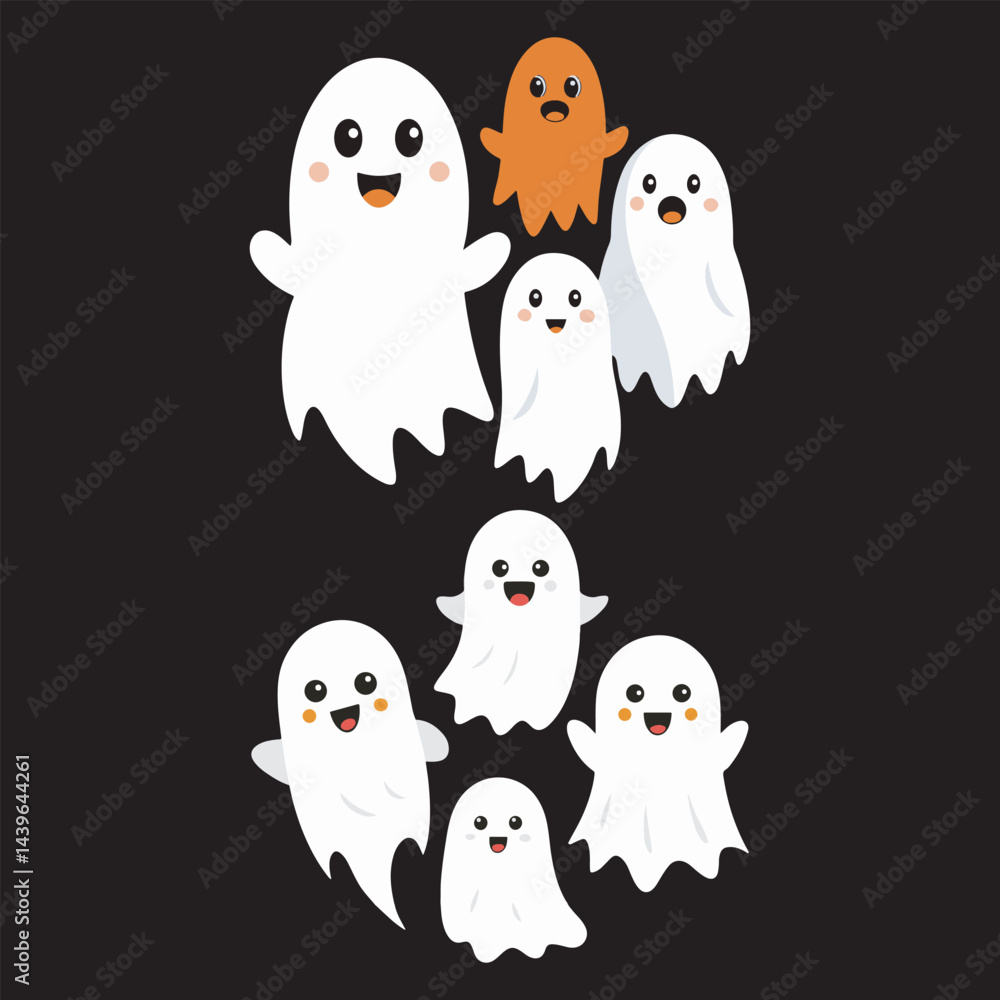 halloween monsters set halloween monsters set