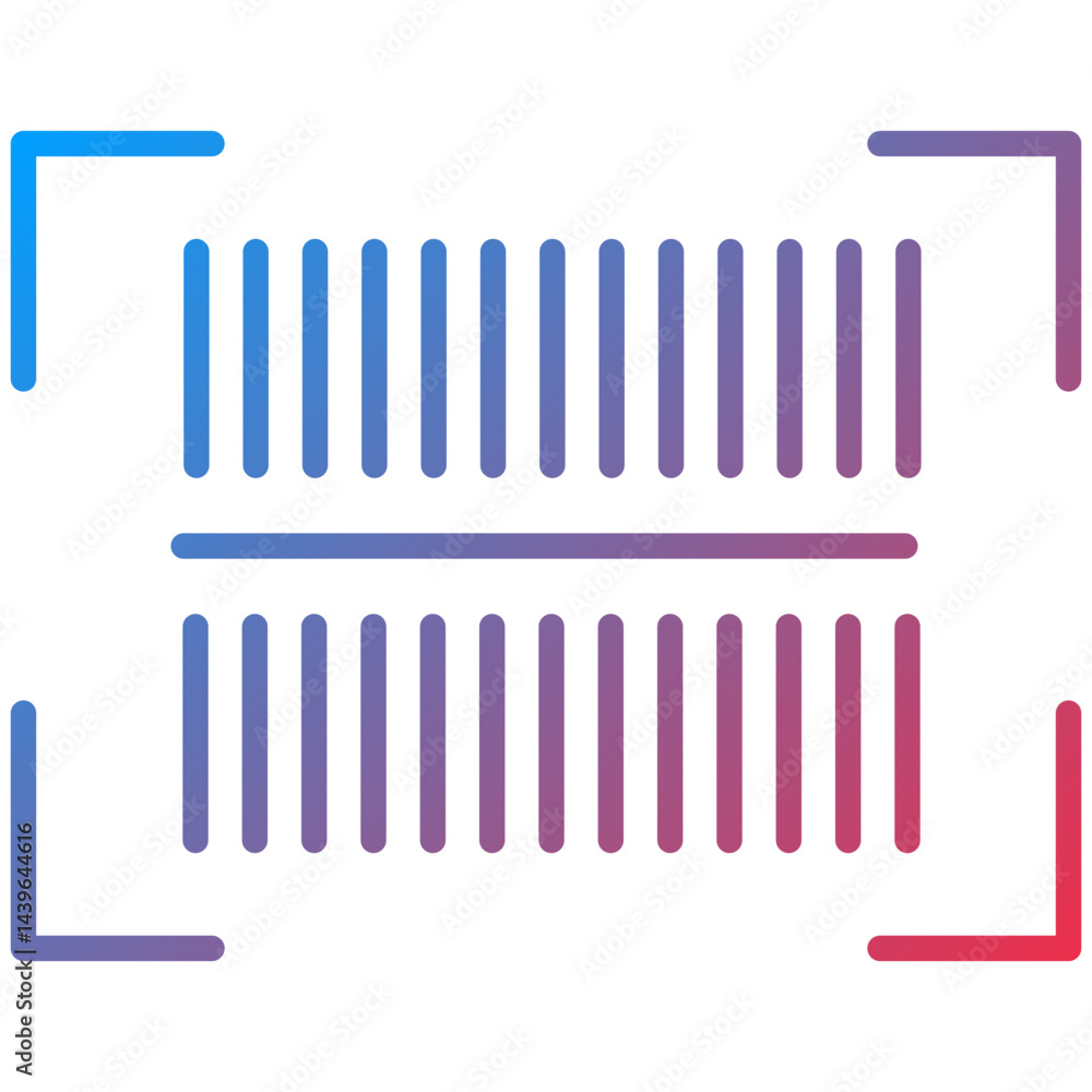 Scanner Line Icon Style Scanner Line Icon Style