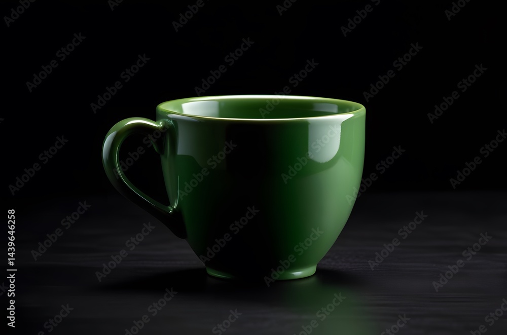 Elegant Dark Green Ceramic Mug with a Smooth Finish
Elegant Dark Green Ceramic Mug with a Smooth Finish