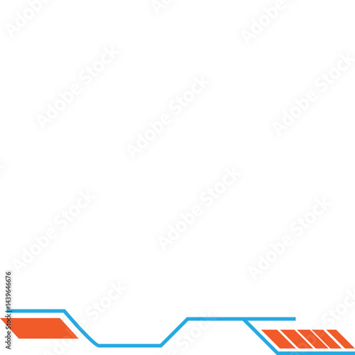 Futuristic Tech Footer