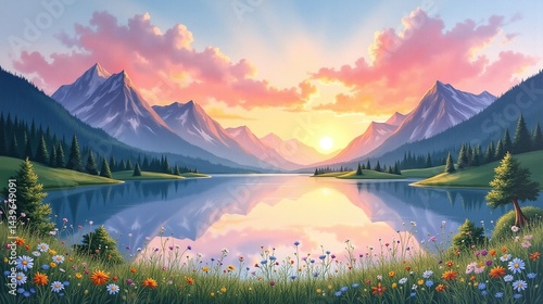 Tranquil Waters at Twilight
