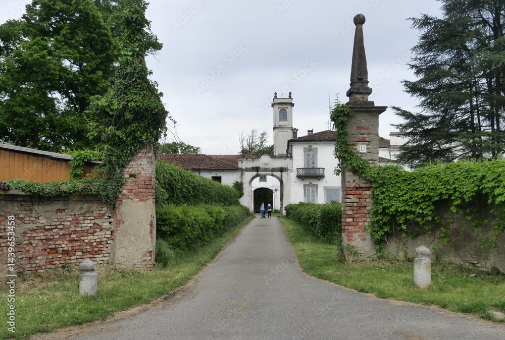 Fototapeta premium Mirabello Villa in Monza Park, Lombardy, Italy