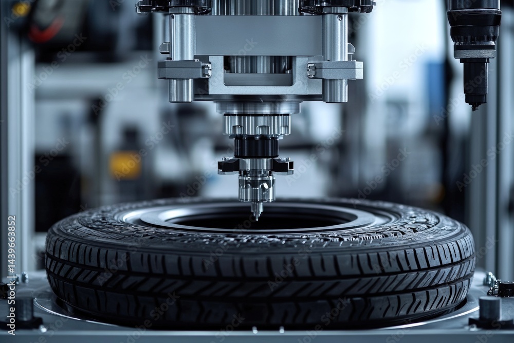 Automated tire production process Automated tire production process