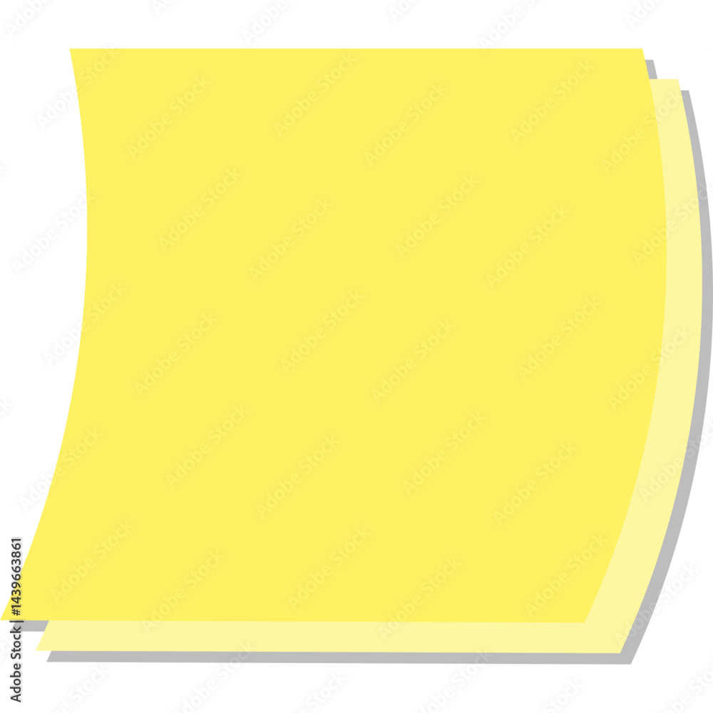 Blank Sticky Note Blank Sticky Note