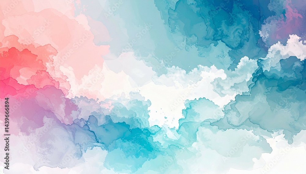 Obraz premium Soft clouds blue sky wallpaper background
