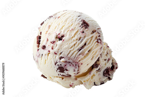 Frozen Bliss: Unveiling the Magic of Ben Jerry's Isolated On White Background.