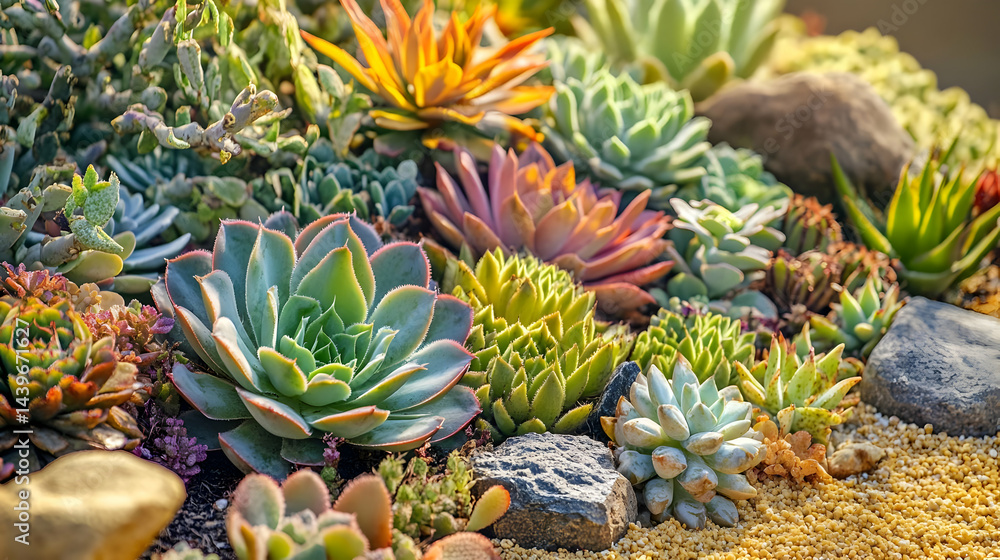 Stunning Succulent Garden: A Colorful Display of Desert Plants Stunning Succulent Garden: A Colorful Display of Desert Plants
