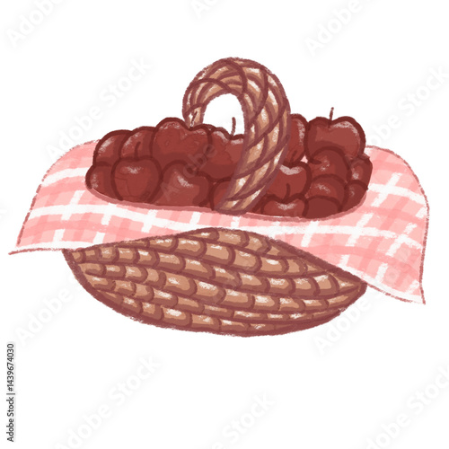 A basket of apples