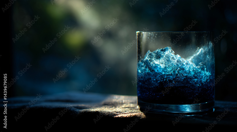 Cool tides in a glass.
