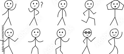 Hand Drawn Stick Man