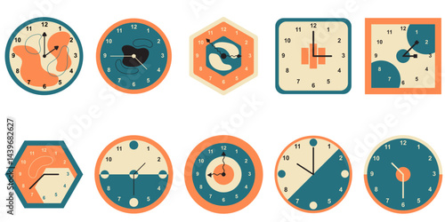 Aesthetic Analog Wall Clock Decoration